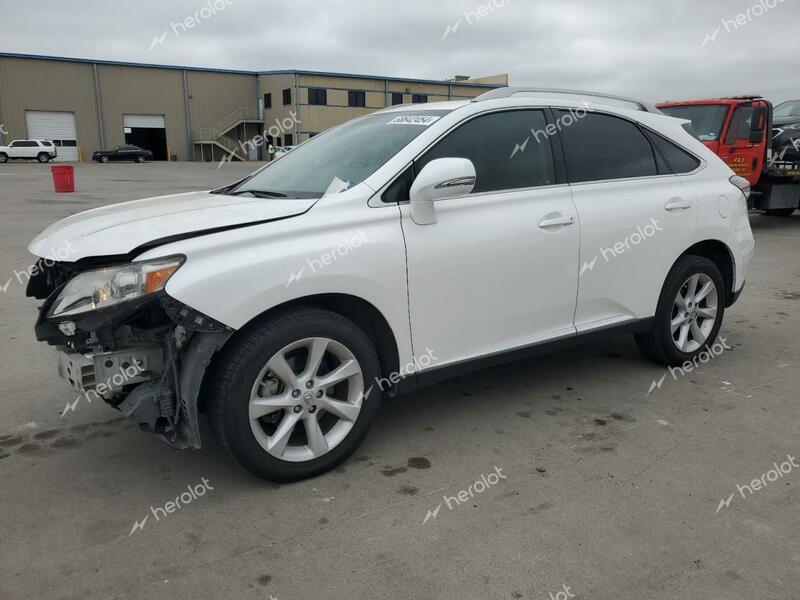 LEXUS RX 350 2012 white  gas 2T2ZK1BA4CC072452 photo #1