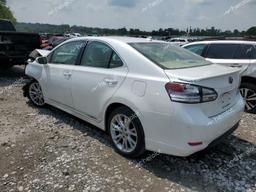 LEXUS HS 250H 2011 white  hybrid engine JTHBB1BA7B2046185 photo #3