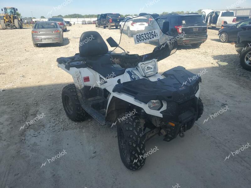 POLARIS SPORTSMAN 2015 white all terr gas 4XASDE577FA237188 photo #1