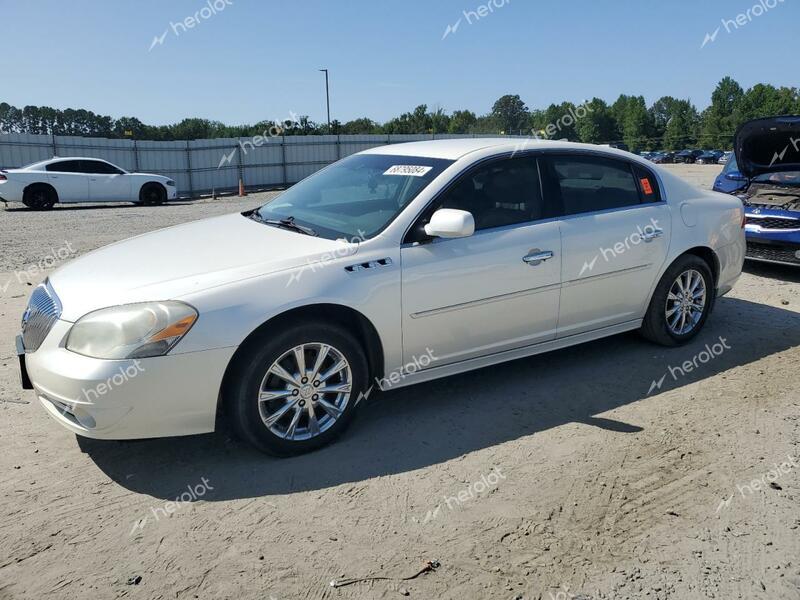 BUICK LUCERNE CX 2010 white sedan 4d flexible fuel 1G4HJ5EM9AU137341 photo #1