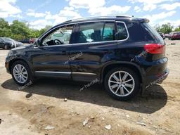 VOLKSWAGEN TIGUAN S 2014 black  gas WVGAV3AX4EW595521 photo #3