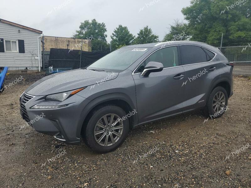 LEXUS NX 300H 2018 gray  hybrid engine JTJBJRBZ4J2089015 photo #1