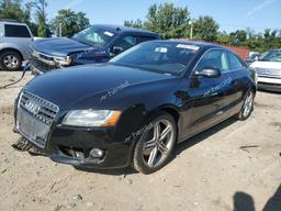 AUDI A5 PREMIUM 2010 black  gas WAULFAFR2AA068655 photo #2