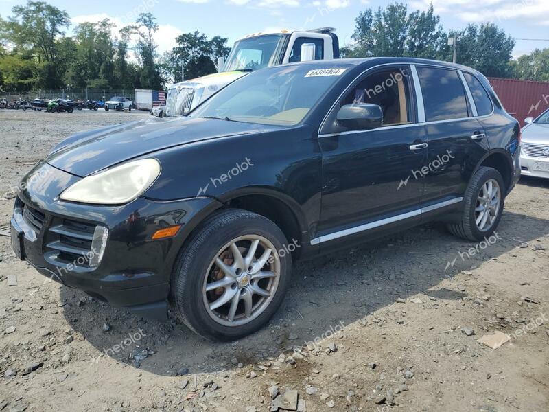 PORSCHE CAYENNE 2008 black  gas WP1AA29P28LA26721 photo #1