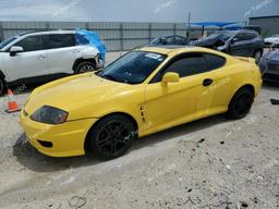 HYUNDAI TIBURON GS 2006 yellow  gas KMHHM65D56U192891 photo #2