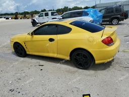 HYUNDAI TIBURON GS 2006 yellow  gas KMHHM65D56U192891 photo #3