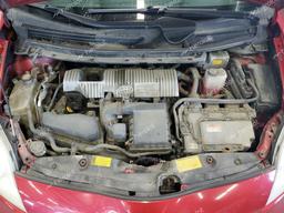 TOYOTA PRIUS 2012 red hatchbac hybrid engine JTDKN3DU8C1495586 photo #4