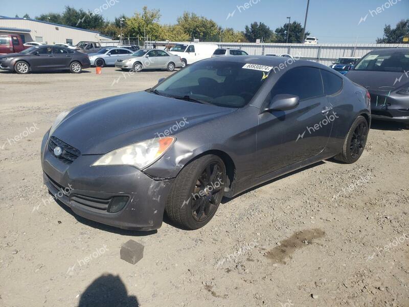 HYUNDAI GENESIS CO 2011 charcoal  gas KMHHT6KD6BU042743 photo #1