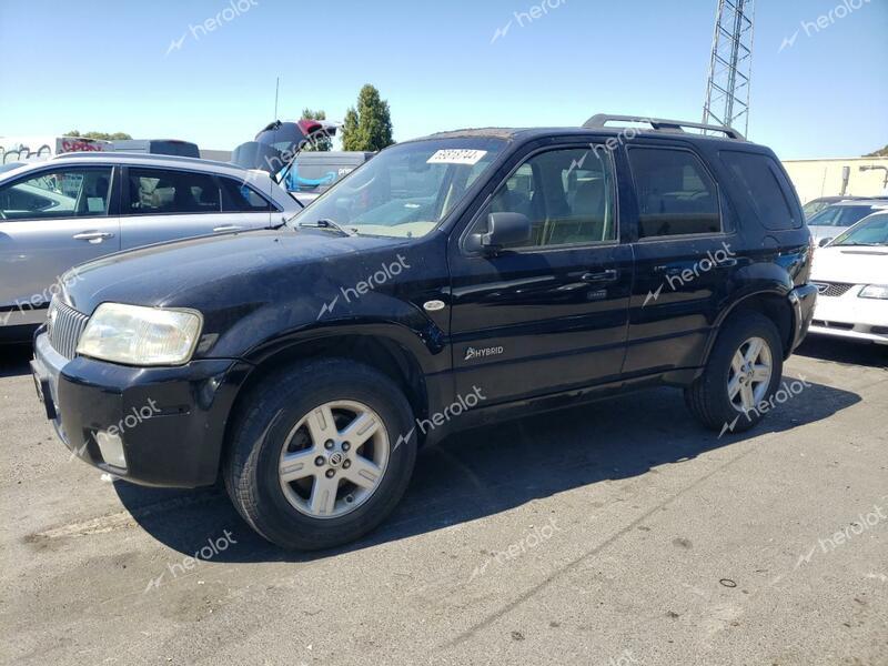 MERCURY MARINER HE 2007 black 4dr spor hybrid engine 4M2CU39H57KJ05895 photo #1