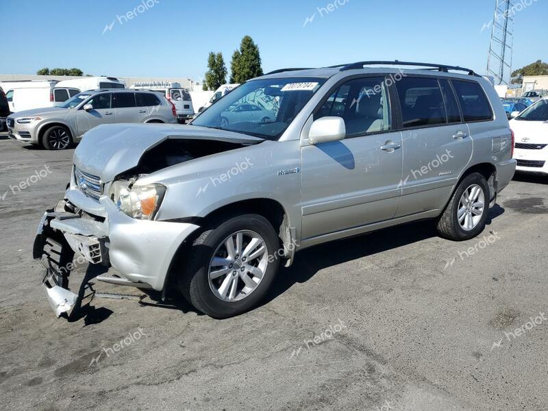 TOYOTA HIGHLANDER 2007 silver  hybrid engine JTEDW21A470021877 photo #1