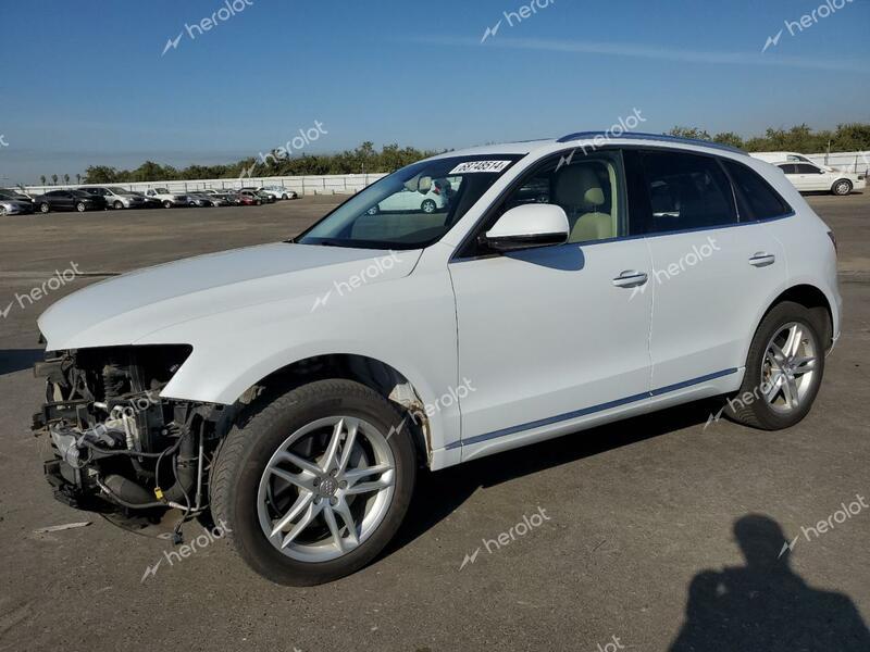 AUDI Q5 TDI PRE 2015 white  diesel WA1CMAFPXFA070372 photo #1