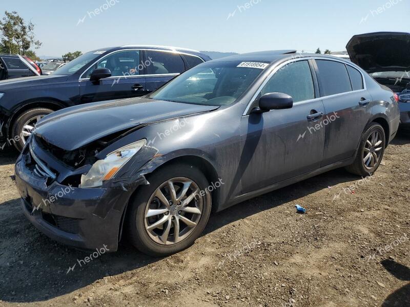 INFINITI G35 2008 gray  gas JNKBV61F18M256134 photo #1