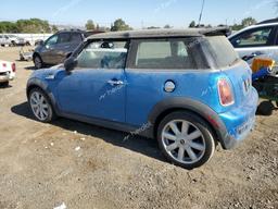 MINI COOPER S 2007 blue hatchbac gas WMWMF73597TL86438 photo #3