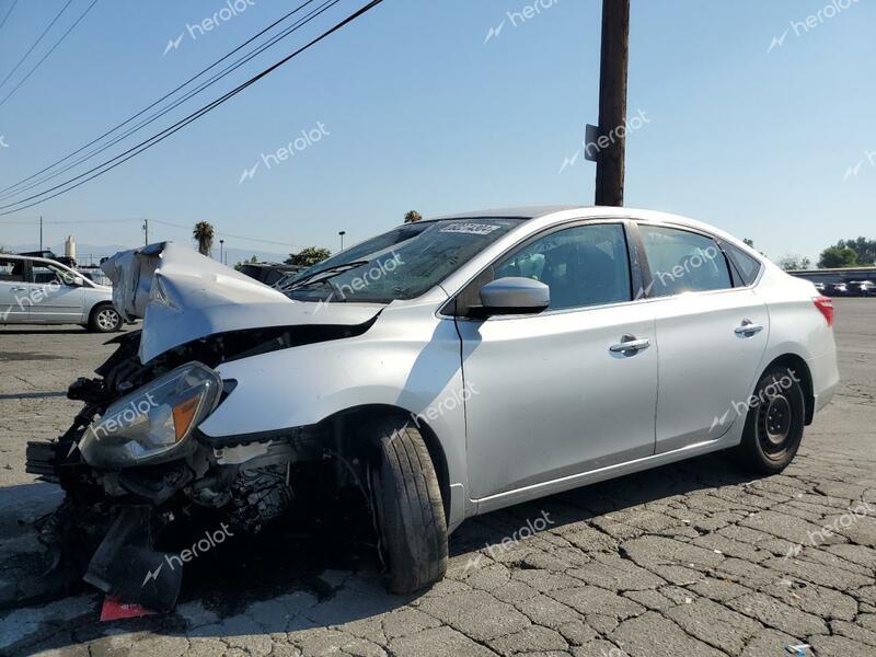 NISSAN SENTRA S 2018 silver  gas 3N1AB7AP3JY214381 photo #1