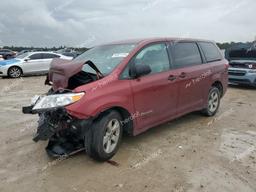 TOYOTA SIENNA 2019 burgundy  gas 5TDZZ3DC5KS988153 photo #2