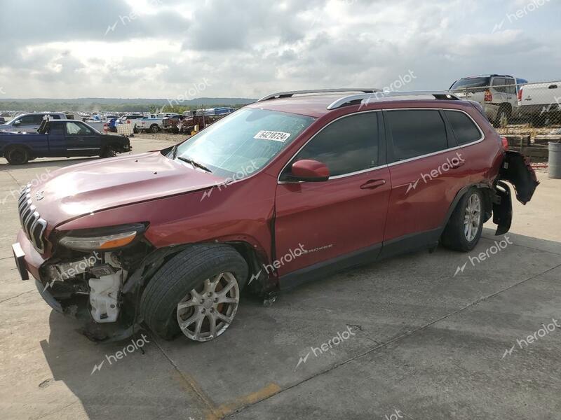 JEEP CHEROKEE L 2016 maroon 4dr spor gas 1C4PJLCB8GW217751 photo #1