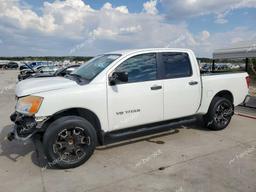 NISSAN TITAN S 2011 white  flexible fuel 1N6BA0EK8BN302106 photo #2