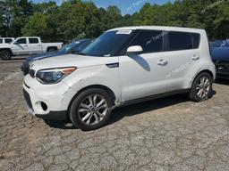 KIA SOUL + 2017 white  gas KNDJP3A51H7410238 photo #2