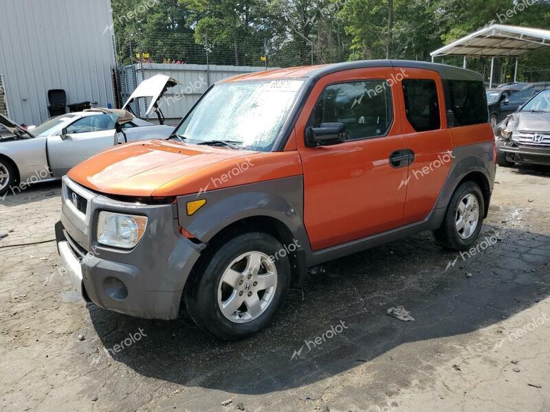 HONDA ELEMENT EX 2003 orange  gas 5J6YH28573L042623 photo #1