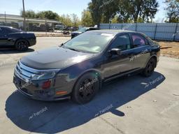 FORD FUSION SE 2010 black  gas 3FAHP0HAXAR120536 photo #2