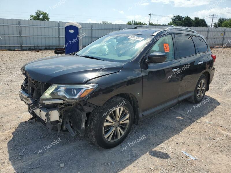 NISSAN PATHFINDER 2018 black  gas 5N1DR2MN0JC669731 photo #1