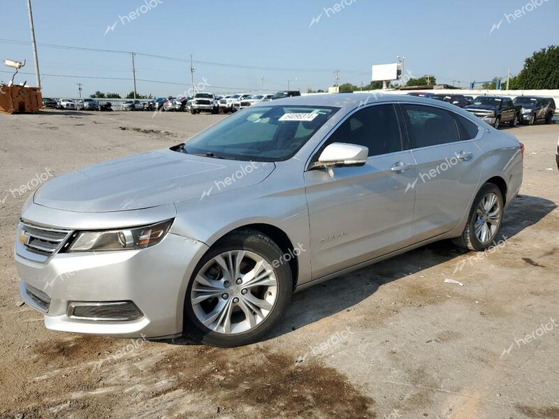 CHEVROLET IMPALA LT 2014 silver sedan 4d gas 1G1125S30EU112857 photo #1