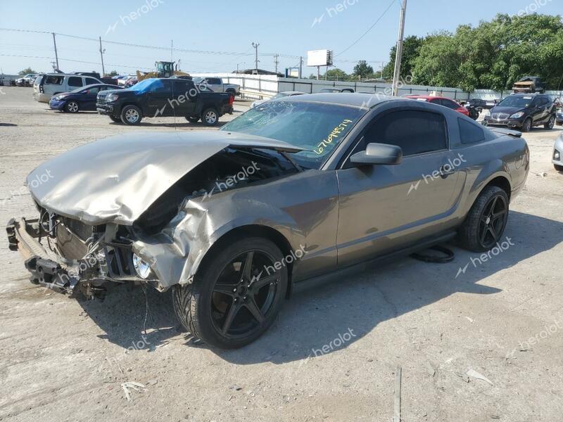 FORD MUSTANG 2005 gray  gas 1ZVFT80N855172778 photo #1