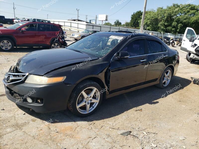 ACURA TSX 2008 black  gas JH4CL95888C004734 photo #1