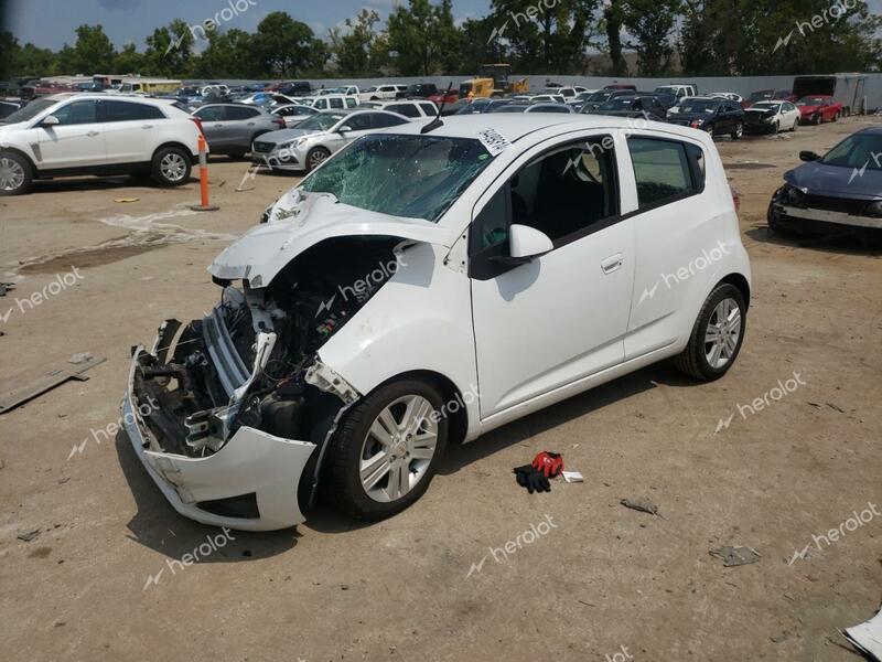 CHEVROLET SPARK 1LT 2014 white hatchbac gas KL8CD6S93EC551988 photo #1