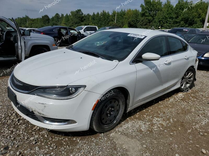 CHRYSLER 200 LIMITE 2015 white sedan 4d gas 1C3CCCAB1FN602086 photo #1