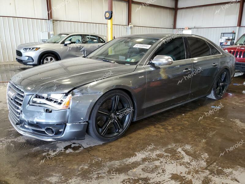 AUDI S8 QUATTRO 2013 gray sedan 4d gas WAUD2AFD4DN011696 photo #1