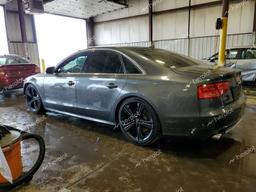 AUDI S8 QUATTRO 2013 gray sedan 4d gas WAUD2AFD4DN011696 photo #3