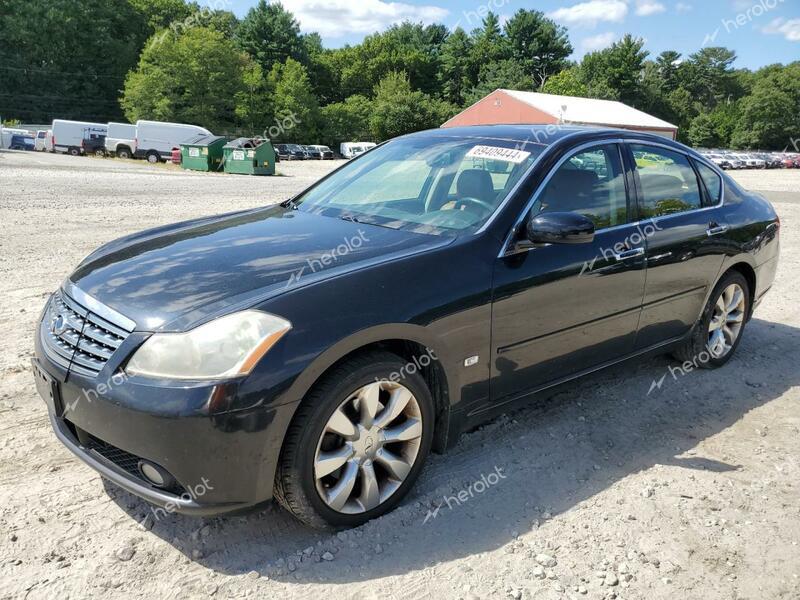 INFINITI M35 BASE 2007 black  gas JNKAY01F77M458006 photo #1