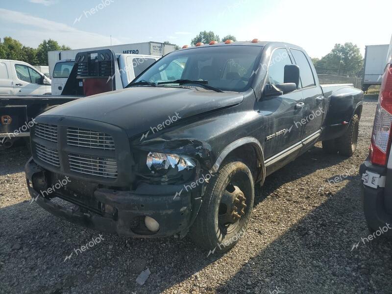 DODGE RAM 3500 S 2004 black crew pic diesel 3D7MA48C54G162069 photo #1