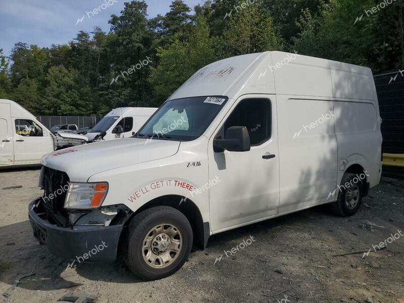 NISSAN NV 2500 S 2016 white  gas 1N6BF0LY2GN811396 photo #1