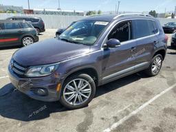 VOLKSWAGEN TIGUAN S 2016 gray 4dr spor gas WVGAV7AX8GW580854 photo #2