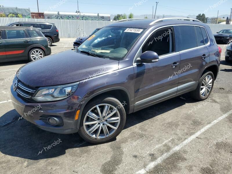 VOLKSWAGEN TIGUAN S 2016 gray 4dr spor gas WVGAV7AX8GW580854 photo #1