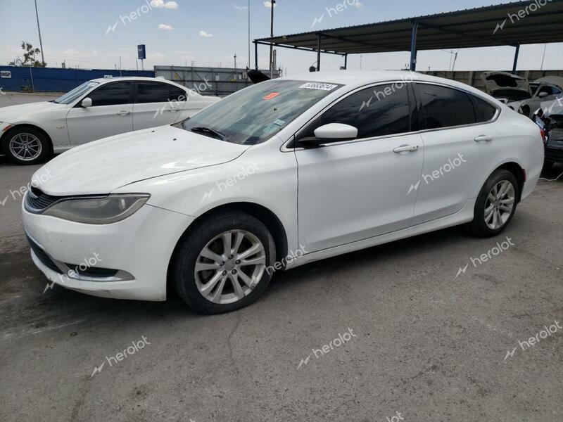 CHRYSLER 200 LIMITE 2016 white sedan 4d gas 1C3CCCAB0GN132019 photo #1