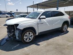 VOLKSWAGEN ATLAS CROS 2021 white  gas 1V2AC2CA3MC205553 photo #2