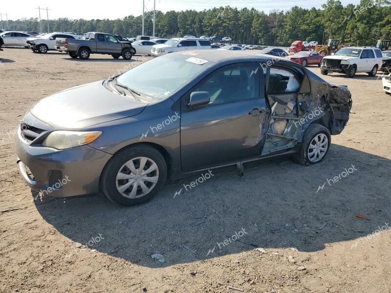 TOYOTA COROLLA BA 2011 gray sedan 4d gas 2T1BU4EE1BC616307 photo #1