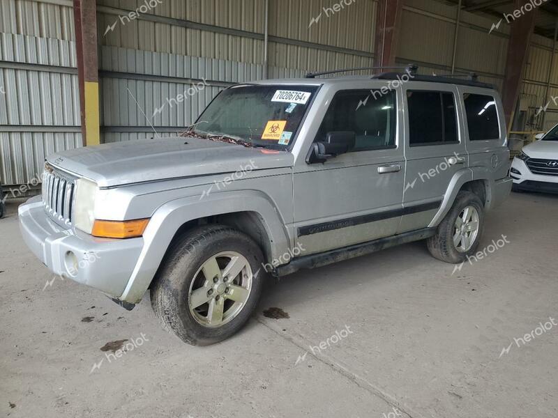 JEEP COMMANDER 2007 silver 4dr spor flexible fuel 1J8HH48P97C643873 photo #1