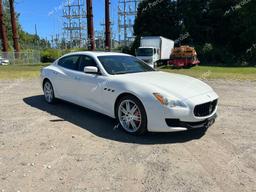 MASERATI QUATTROPOR 2014 white sedan 4d gas ZAM56RRA5E1106512 photo #2