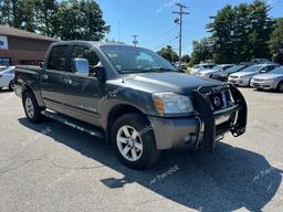 NISSAN TITAN XE 2007 gray crew pic gas 1N6AA07B27N232098 photo #2