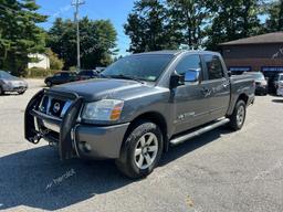 NISSAN TITAN XE 2007 gray crew pic gas 1N6AA07B27N232098 photo #3