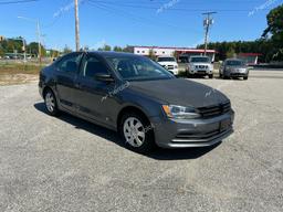 VOLKSWAGEN JETTA S 2016 gray sedan 4d gas 3VW167AJ1GM389545 photo #2