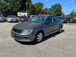 VOLKSWAGEN JETTA S 2016 gray sedan 4d gas 3VW167AJ1GM389545 photo #3