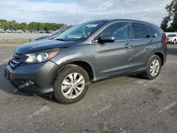 HONDA CR-V EXL 2014 charcoal  gas 5J6RM4H77EL059955 photo #2