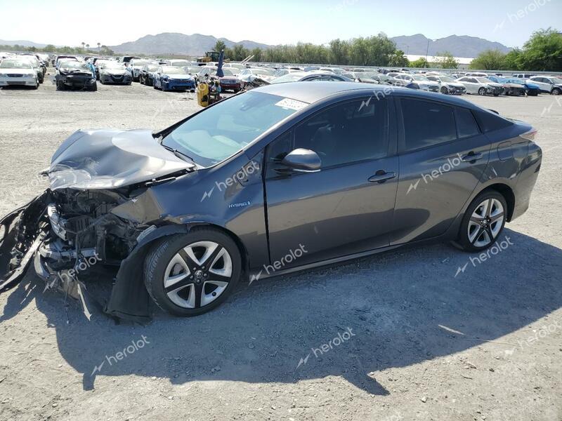 TOYOTA PRIUS 2016 gray hatchbac hybrid engine JTDKARFU3G3510176 photo #1