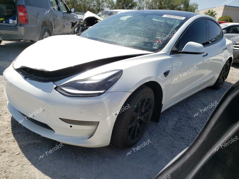 TESLA MODEL 3 2021 white  electric 5YJ3E1EA4MF871982 photo #1