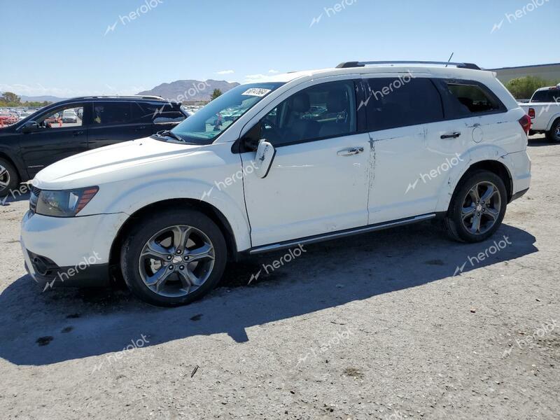 DODGE JOURNEY CR 2015 white  gas 3C4PDCGB1FT752751 photo #1